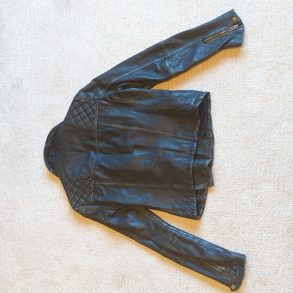 All Saints Leather Jacket - Picture 3 of 6